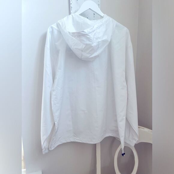 Michigan Wolverine’s White Hooded Jacket by Champion; NWT! Size Large - Picture 5 of 7